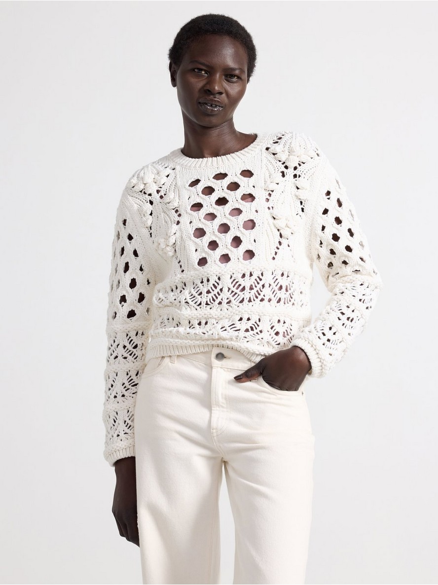 Dzemper – Hole-knit jumper