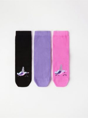 3-pack socks with antislip - 3002581-481