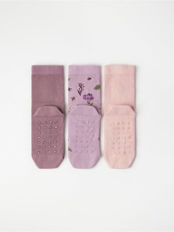3-pack socks with antislip - 3002582-8121
