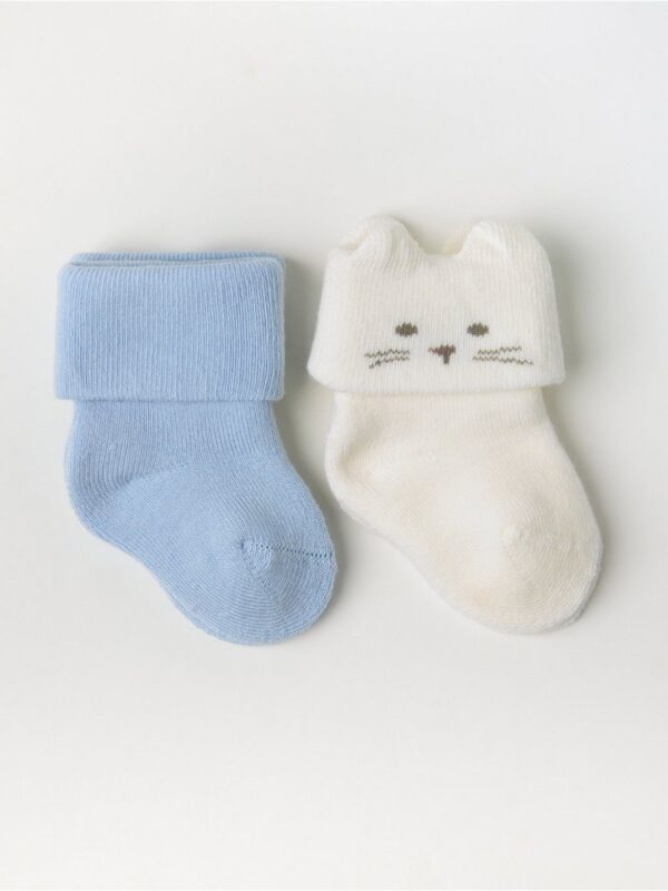 2-pack  terry socks - 3002612-2197