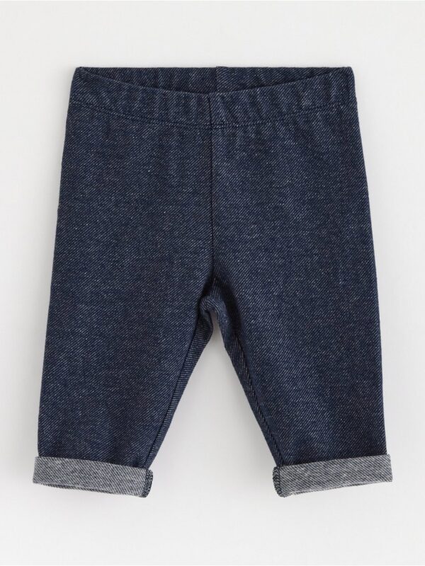 Joggers in denim jersey - 3002618-790