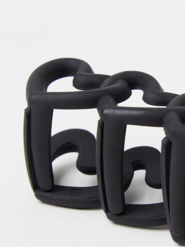 Hair grip with hearts - 3002922-80