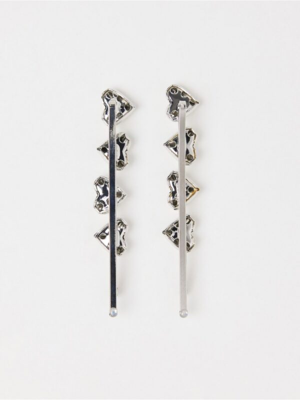 2-pack  hair pins with hearts - 3002935-10