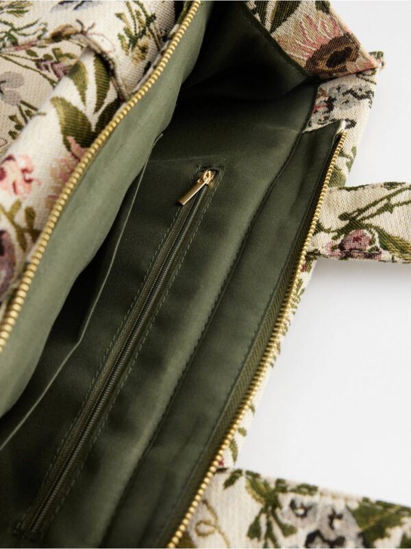 Large jacquard-weave bag - 3003039-305