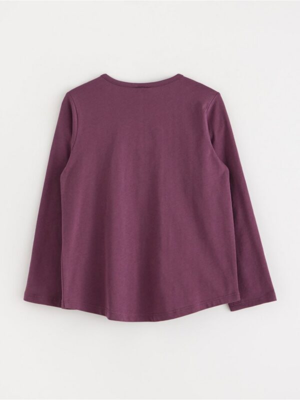 Top with reversible sequins motif - 3003830-9439