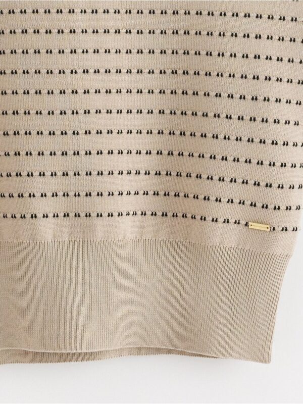 Patterned short sleeve jumper - 8539805-4344