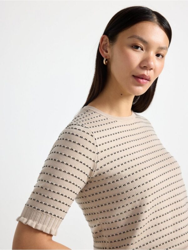 Patterned short sleeve jumper - 8539805-4344