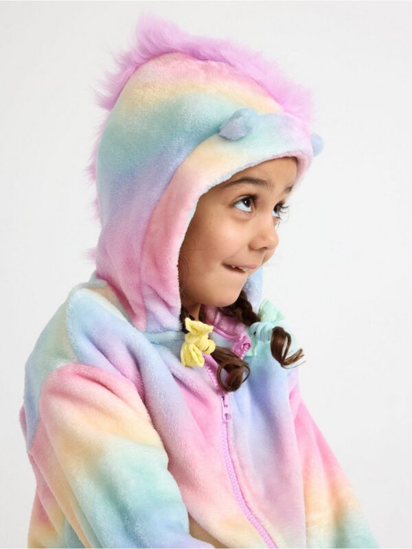 Hoodie with zip - 8583701-9857