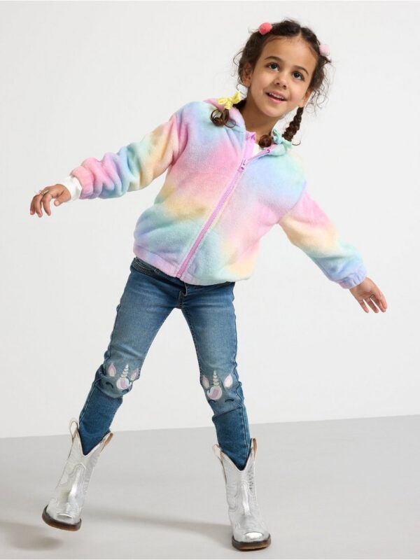 Hoodie with zip - 8583701-9857