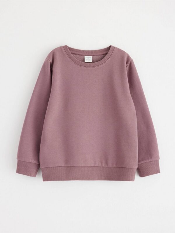 Sweatshirt with brushed inside - 8597413-9438