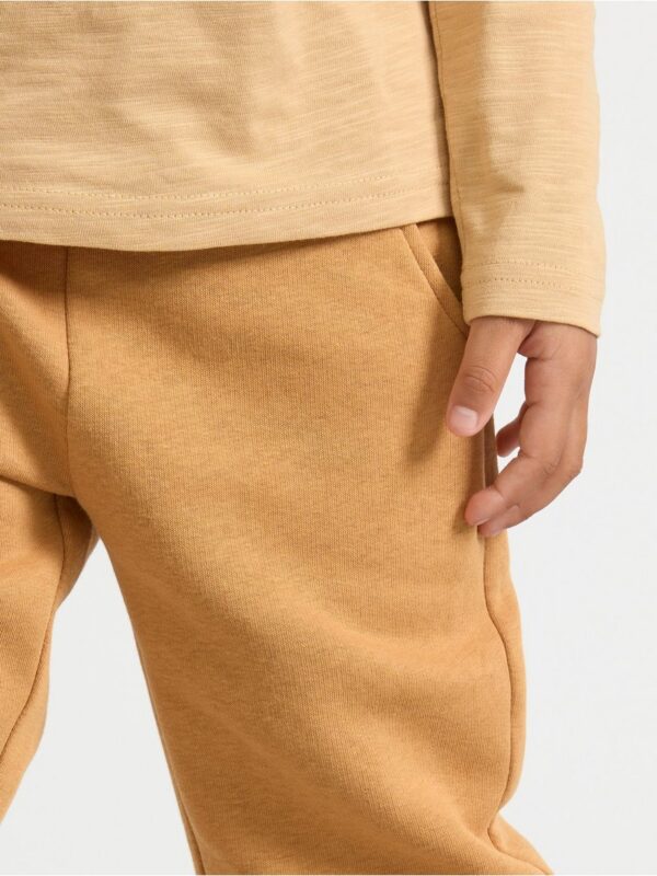 Joggers with brushed inside - 8597416-3012