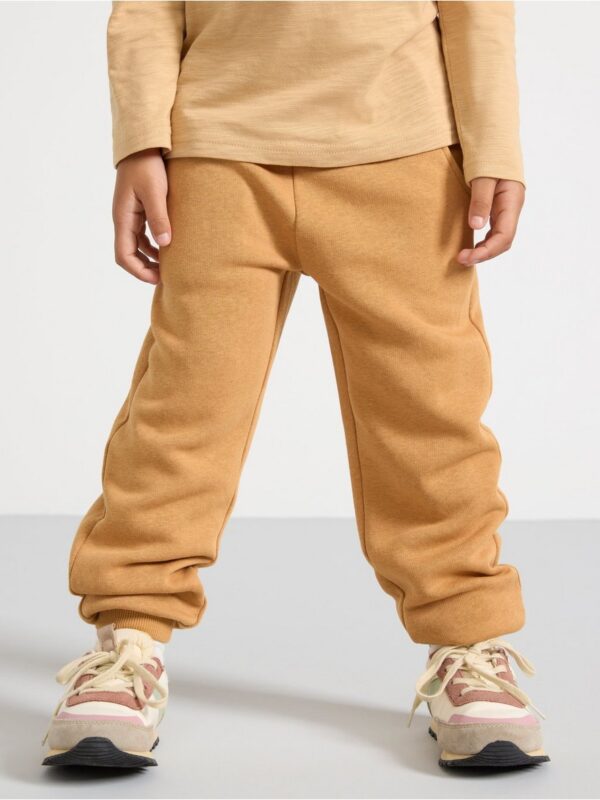 Joggers with brushed inside - 8597416-3012
