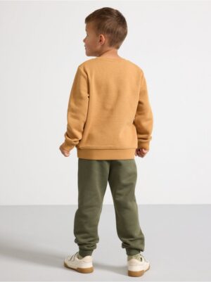 Joggers with brushed inside - 8597416-6876