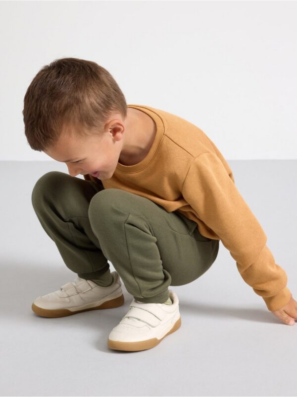 Joggers with brushed inside - 8597416-6876