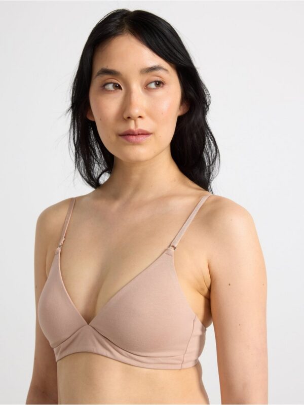 Soft bra in cotton - 8700596-6793