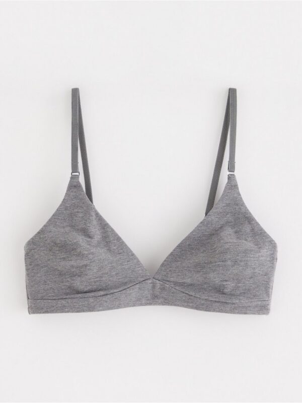 Soft bra in cotton - 8700596-8422