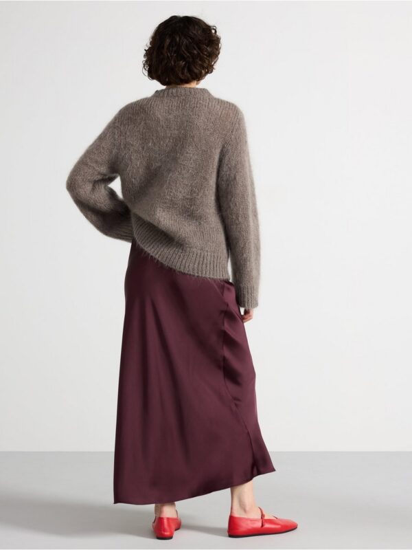 Maxi skirt in satin - 3000038-8596