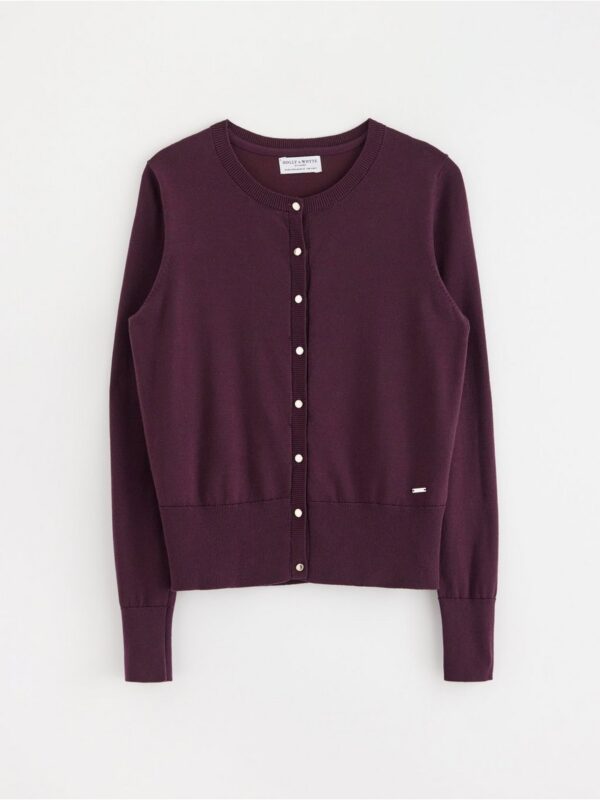 Fine-knitted cardigan - 3000084-7268