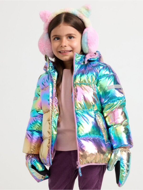 Glossy padded jacket - 3000708-7173