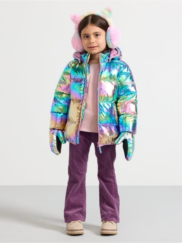 Glossy padded jacket - 3000708-7173