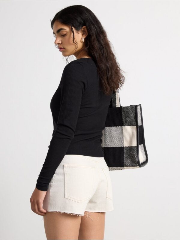 Ribbed long sleeved top - 3001310-80