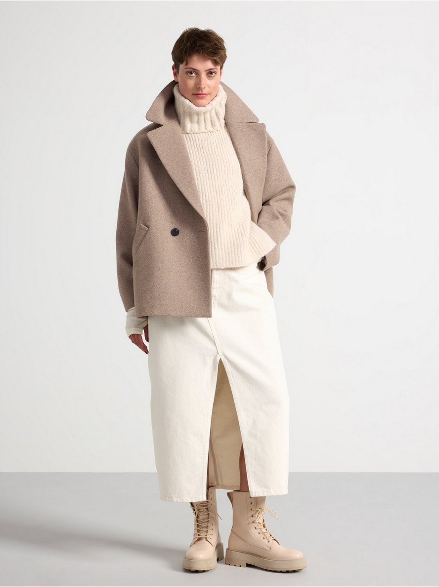 Kaput – Jacket in wool blend