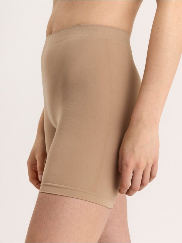 High waist seamless biker briefs - 3001549-6793