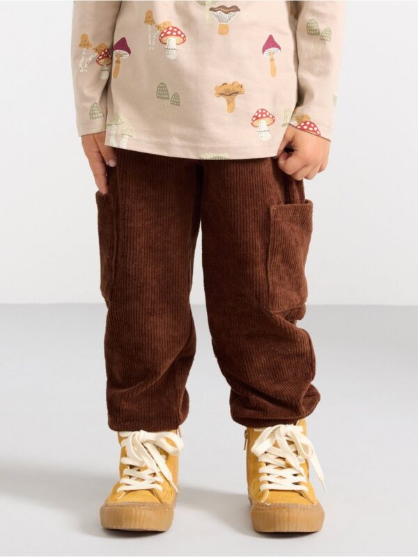 Joggers in corduroy - 3001614-6941
