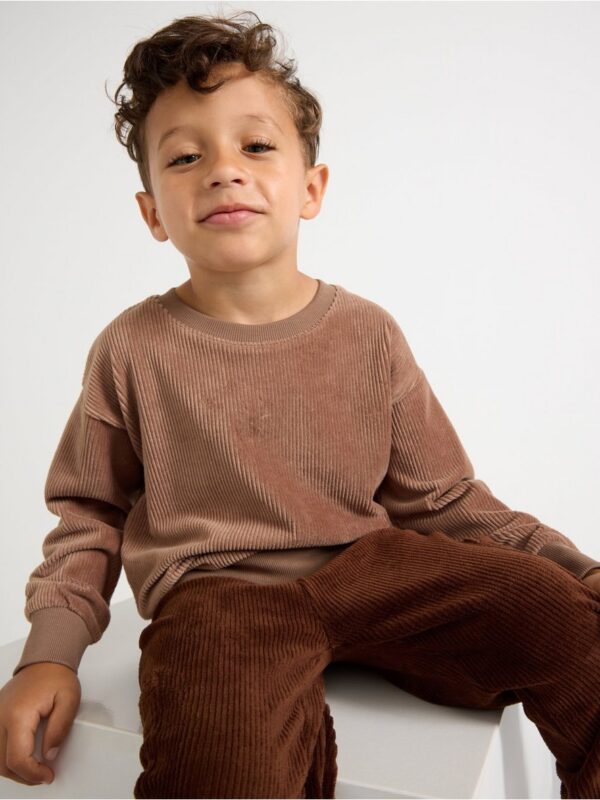 Sweatshirt in corduroy - 3001619-9849