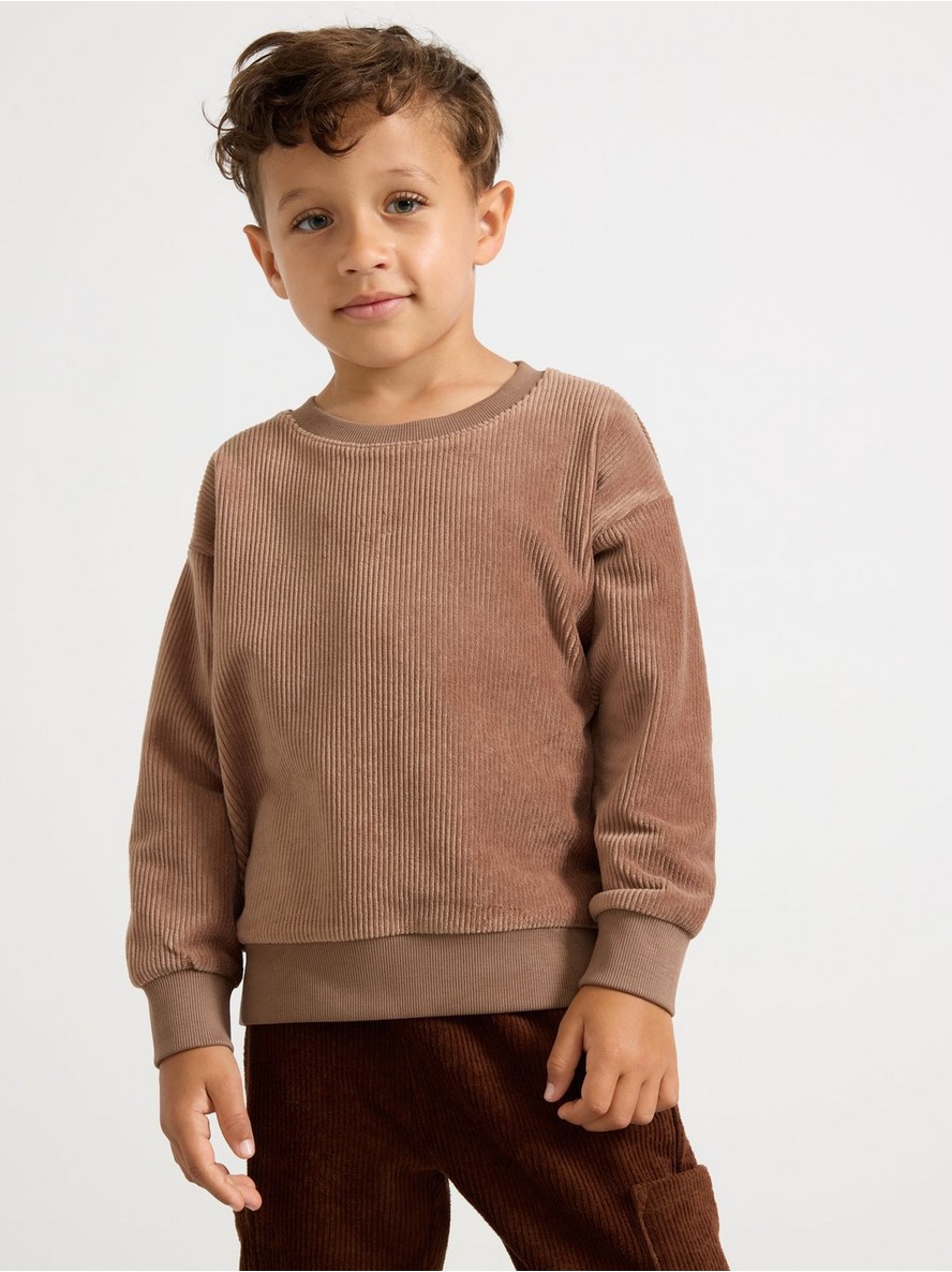 Dukserica – Sweatshirt in corduroy
