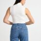 Sleeveless turtleneck top - 3001666-7862