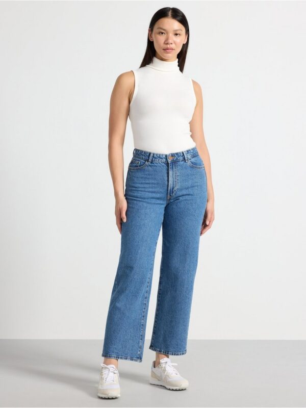 Sleeveless turtleneck top - 3001666-7862