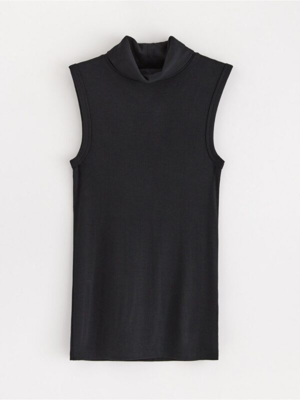 Sleeveless turtleneck top - 3001666-80