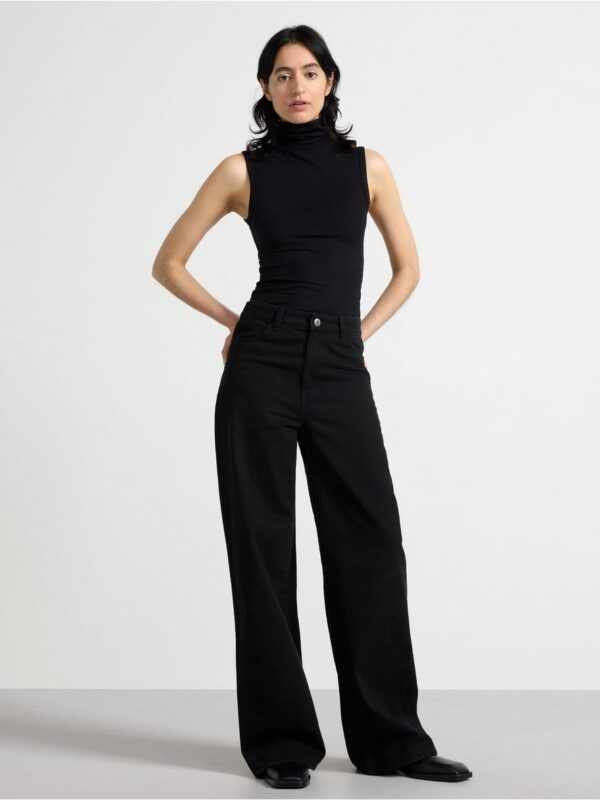 Sleeveless turtleneck top - 3001666-80