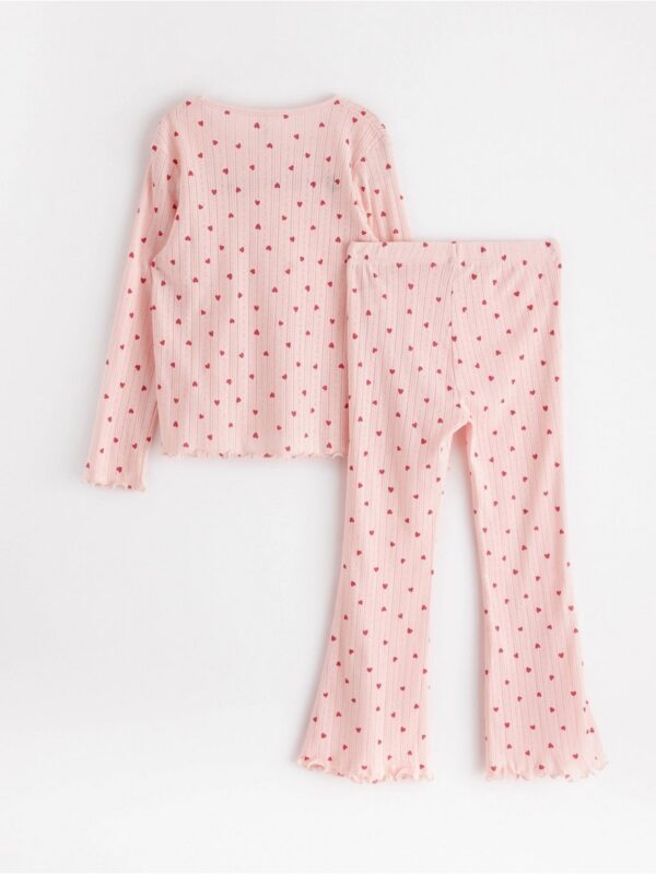 Pyjama set in pointelle - 3001673-7491