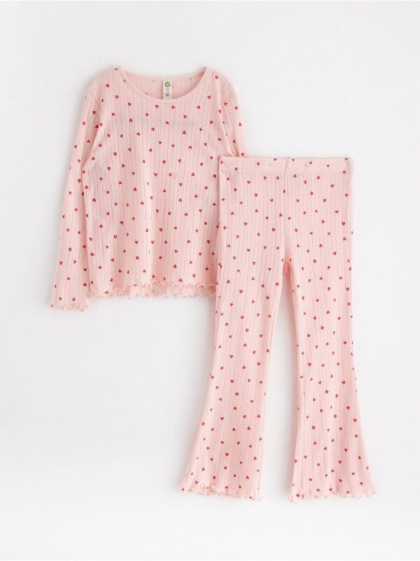 Pyjama set in pointelle - 3001673-7491