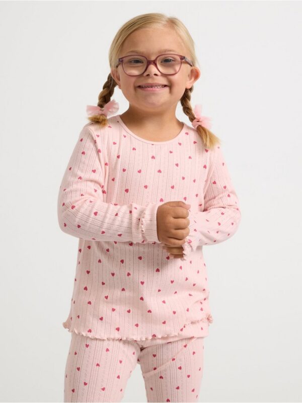 Pyjama set in pointelle - 3001673-7491