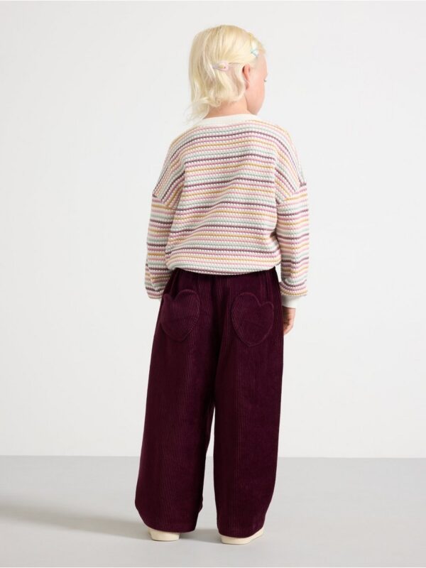 Trousers in corduroy - 3001721-7268