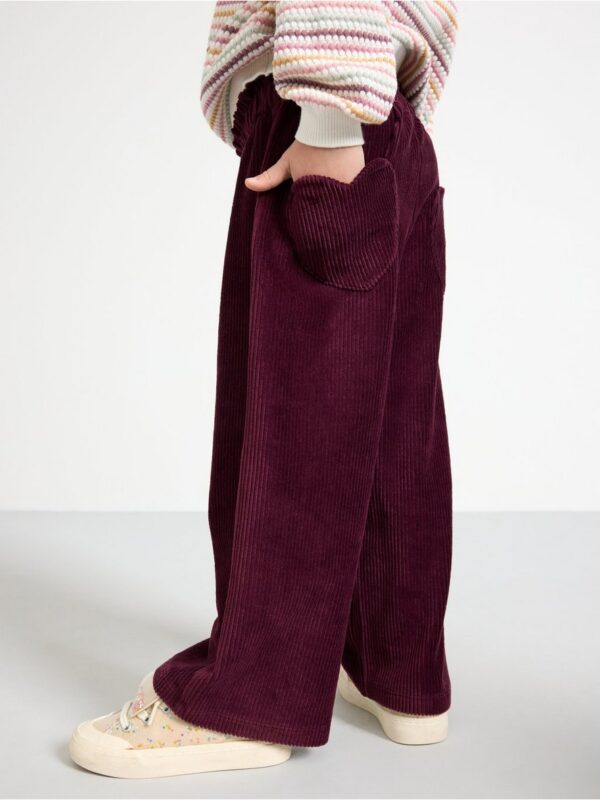 Trousers in corduroy - 3001721-7268