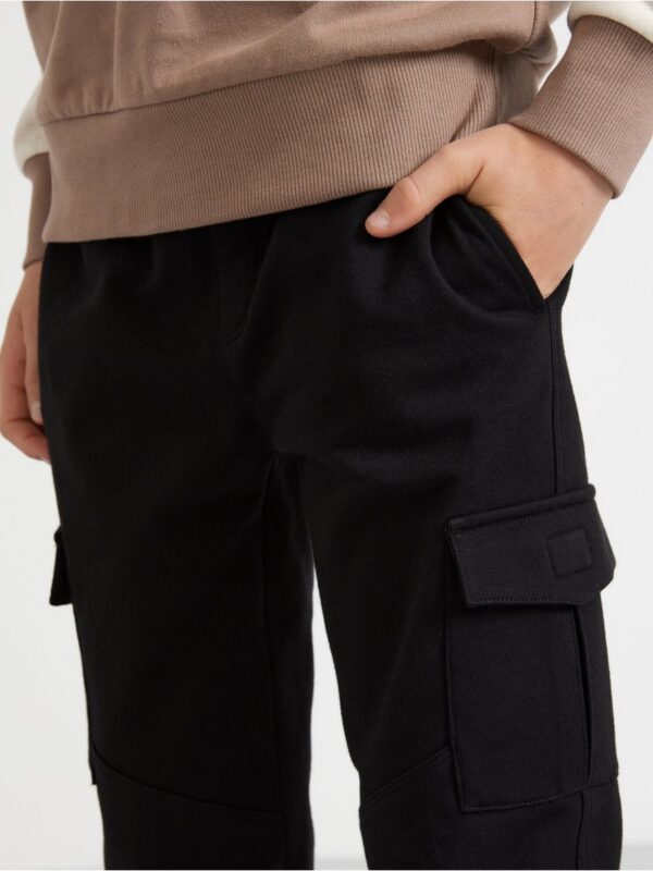 Joggers with brushed inside - 3001786-80