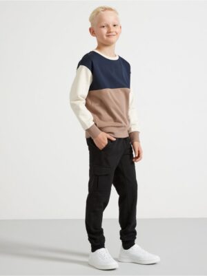 Joggers with brushed inside - 3001786-80