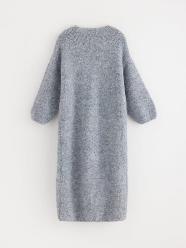 Knitted long cardigan - 3001792-7257