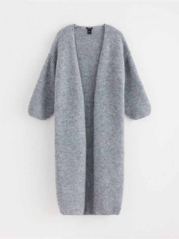 Knitted long cardigan - 3001792-7257