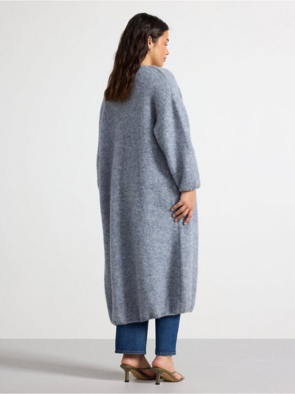 Knitted long cardigan - 3001792-7257