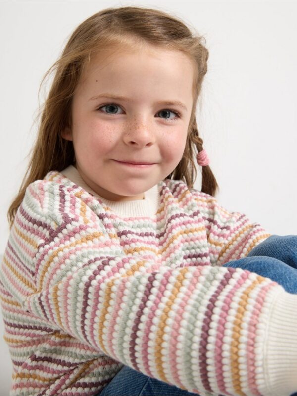 Pattern knitted jumper - 3001983-325