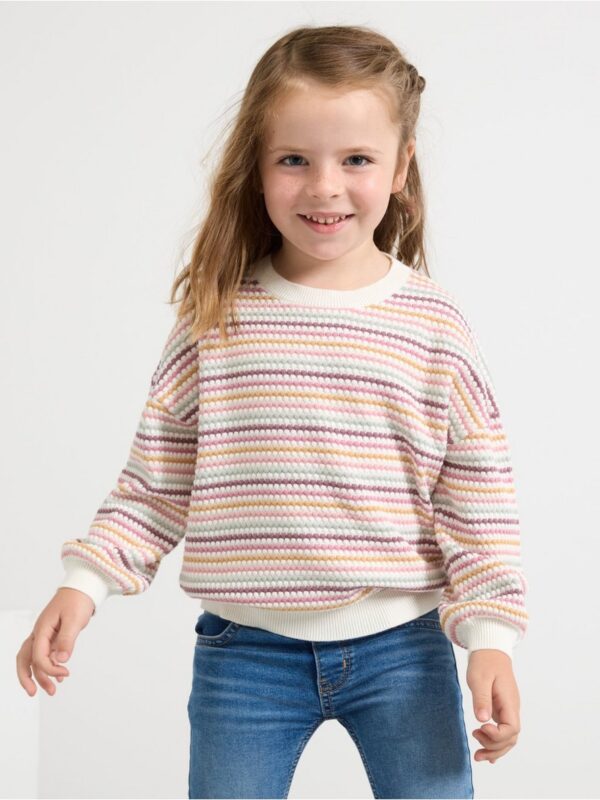 Pattern knitted jumper - 3001983-325