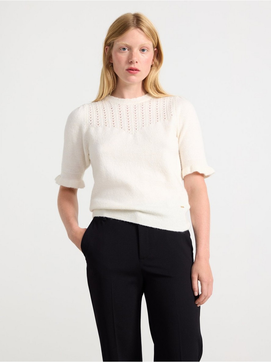 Dzemper – Knitted short-sleeved top