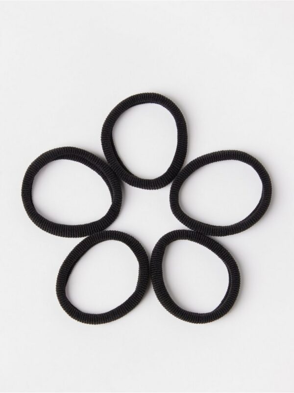 5-pack  hair elastics - 3002098-80