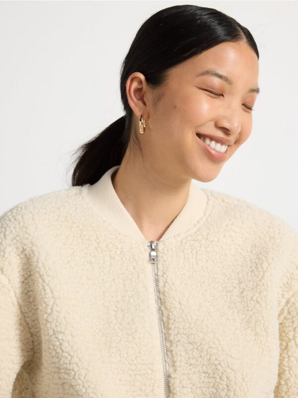 Bomber jacket in pile - 3002192-1230