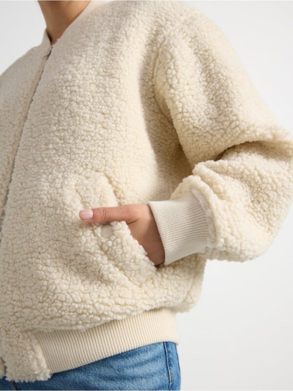 Bomber jacket in pile - 3002192-1230